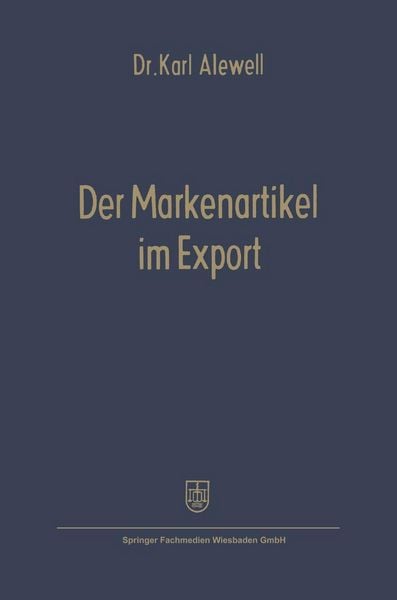 Produktbild: Der Markenartikel im Export
