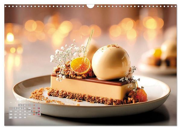 Produktbild: S&uuml;&szlig;e Verf&uuml;hrungen - Exquisite Desserts (Wandkalender 2026 DIN A3 quer), CALVENDO Monatskalender