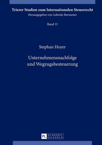 Produktbild: Unternehmensnachfolge und Wegzugsbesteuerung