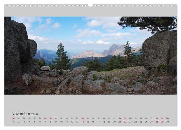 Produktbild: Korsika - Im S&uuml;den (hochwertiger Premium Wandkalender 2026 DIN A2 quer), Kunstdruck in Hochglanz
