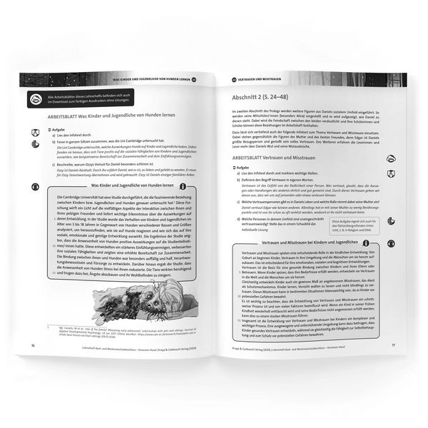 Produktbild: Krummer Hund &ndash; Juliane Pickel &ndash; Lehrerheft &ndash; Realschule und Werkrealschule