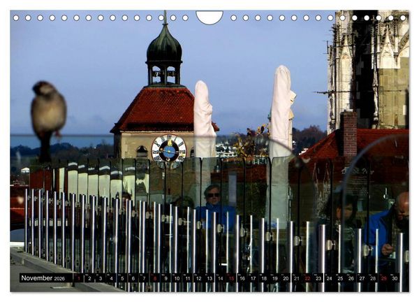 Produktbild: REGENSBURG - urbanes Leben (Wandkalender 2026 DIN A4 quer), CALVENDO Monatskalender