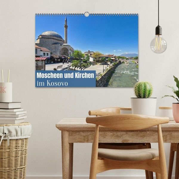 Produktbild: Moscheen und Kirchen im Kosovo (Wandkalender 2027 DIN A3 quer), CALVENDO Monatskalender