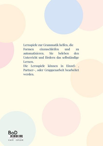 Produktbild: Grammatikspiele DaF bis B1