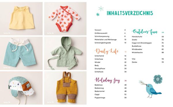 Produktbild: Hej. Minimode &ndash; S&uuml;&szlig;e Puppenkleidung n&auml;hen 2