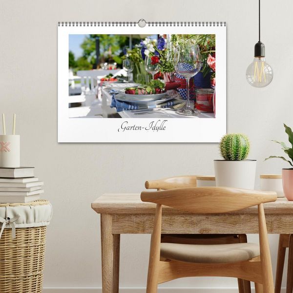 Produktbild: Garten-Idylle 2026 (Wandkalender 2026 DIN A3 quer), CALVENDO Monatskalender