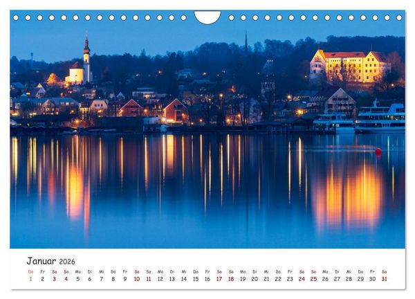 Produktbild: Einzigartige Seen in Bayern (Wandkalender 2026 DIN A4 quer), CALVENDO Monatskalender