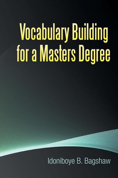 Produktbild: Vocabulary Building for a Masters Degree