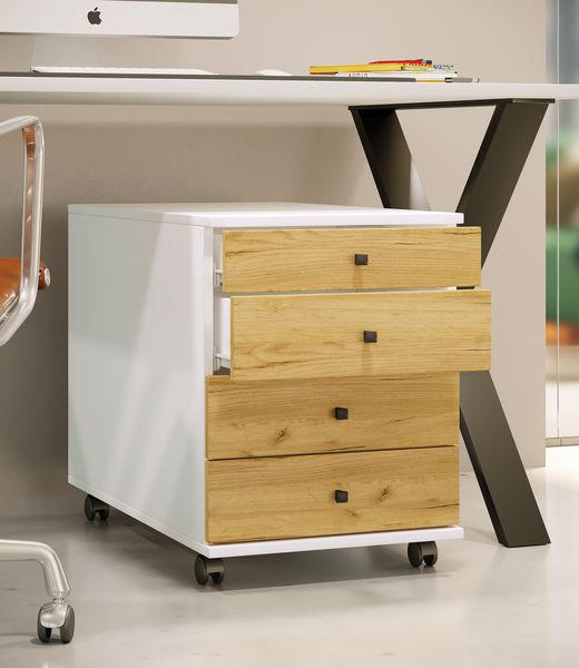 Produktbild: Rollcontainer B&uuml;rocontainer Schublade Lona 75 cm