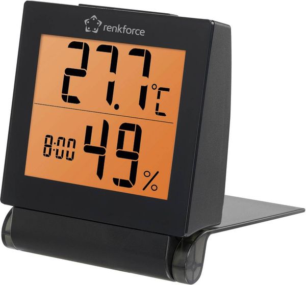 Renkforce Thermo-/Hygrometer Schwarz