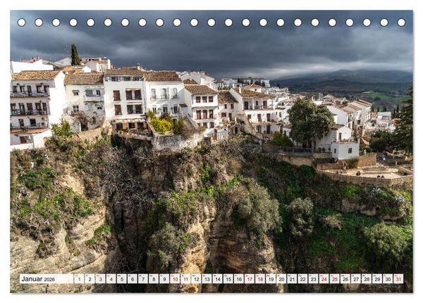 Produktbild: Andalusiens weisse D&ouml;rfer (Tischkalender 2026 DIN A5 quer), CALVENDO Monatskalender