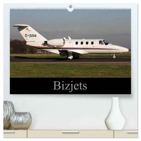 Produktbild: Bizjets (High Quality Premium Wall Calendar 2027 DIN A2 landscape),CALVENDO 12 Month Wall Calendar