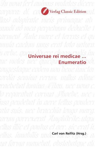 Produktbild: Universae rei medicae ... Enumeratio