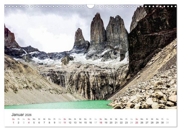 Produktbild: Chile - Land voller Kontraste (Wandkalender 2026 DIN A3 quer), CALVENDO Monatskalender