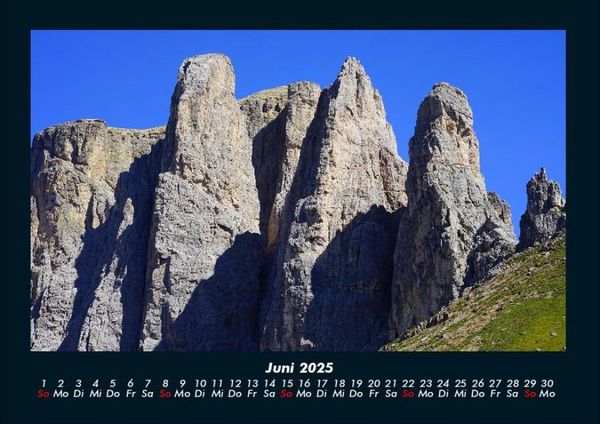 Produktbild: Bergige Welten 2025 Fotokalender DIN A4