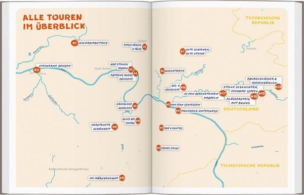 Produktbild: DUMONT Wanderzeit in der S&auml;chsischen Schweiz
