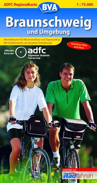 Produktbild: ADFC-Regionalkarte Braunschweig und Umgebung 1:75.000