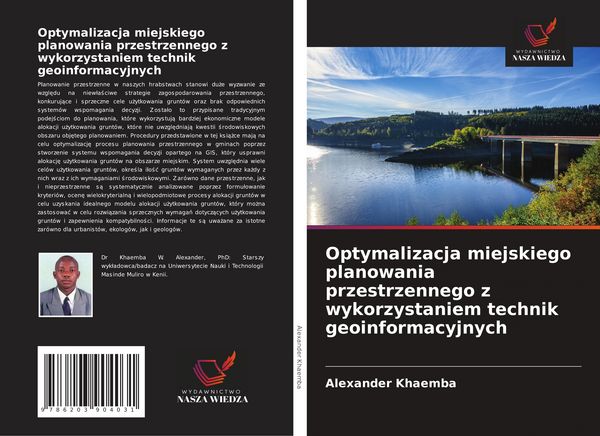 Produktbild: Optymalizacja miejskiego planowania przestrzennego z wykorzystaniem technik geoinformacyjnych