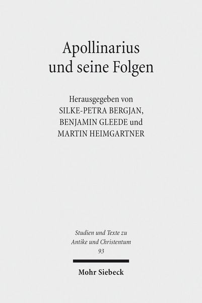 Produktbild: Apollinarius und seine Folgen