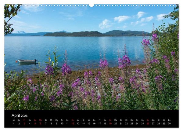 Produktbild: Landschaften Norwegens zwischen Polarkreis und Nordkap (Wandkalender 2026 DIN A2 quer), CALVENDO Monatskalender