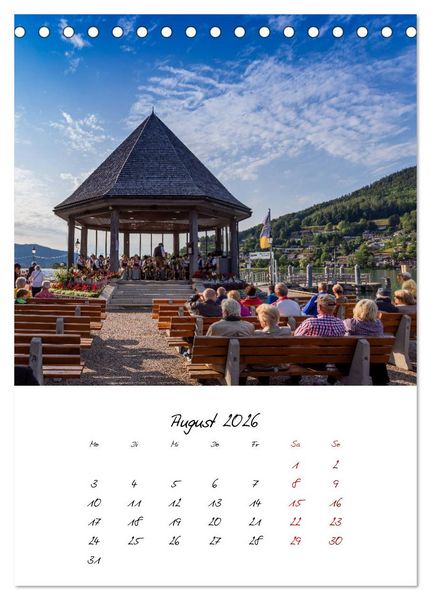 Produktbild: Tegernsee - Im Herz der Natur (Tischkalender 2026 DIN A5 hoch), CALVENDO Monatskalender