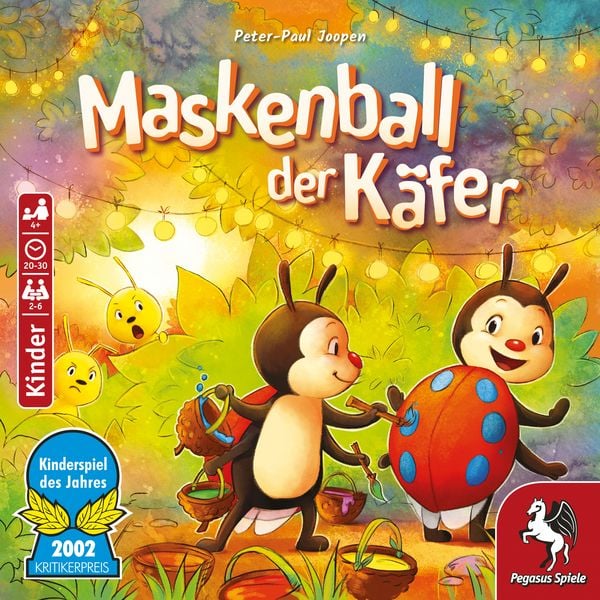 Produktbild: Pegasus - Maskenball der K&auml;fer, Kinderspiel des Jahres 2002, Lernspiel