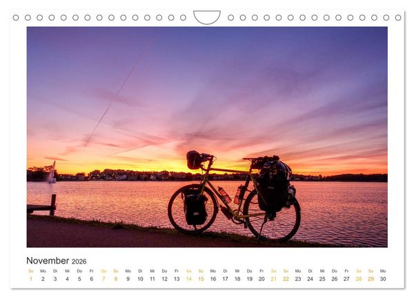 Produktbild: Radreisegl&uuml;ck Ostsee (Wandkalender 2026 DIN A4 quer), CALVENDO Monatskalender