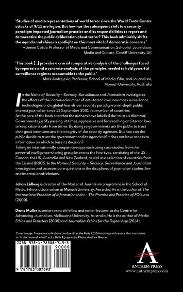 Produktbild: In the Name of Security - Secrecy, Surveillance and Journalism