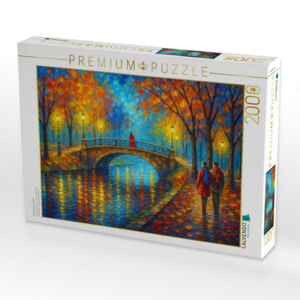 Produktbild: CALVENDO Puzzle Die Br&uuml;cke im Park | 2000 Teile Lege-Gr&ouml;&szlig;e 90x67cm Foto-Puzzle f&uuml;r gl&uuml;ckliche Stunden