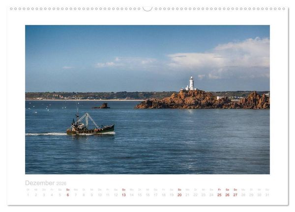 Produktbild: GUERNSEY und JERSEY - Britische Inseln im &Auml;rmelkanal (hochwertiger Premium Wandkalender 2026 DIN A2 quer), Kunstdruck in Hochglanz