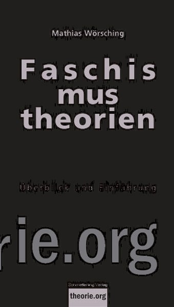 Produktbild: Faschismustheorien