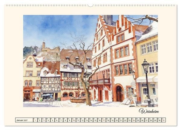 Produktbild: Erholung im Odenwald (Wandkalender 2027 DIN A2 quer), CALVENDO Monatskalender