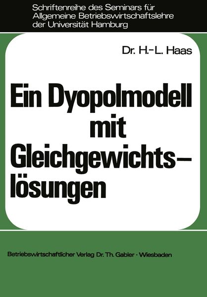 Produktbild: Ein Dyopolmodell mit Gleichgewichtsl&ouml;sungen