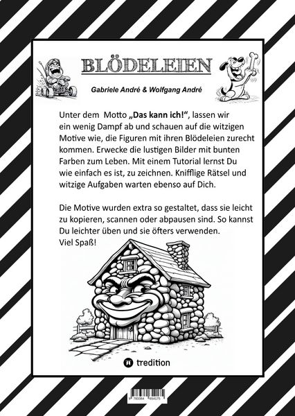 Produktbild: Craftbook - Lustige Ausmalmotive - Tutorial - Knifflige R&auml;tsel - Aufgaben - Story Telling - Wissenswertes &uuml;ber Schabernack - Vorlagen