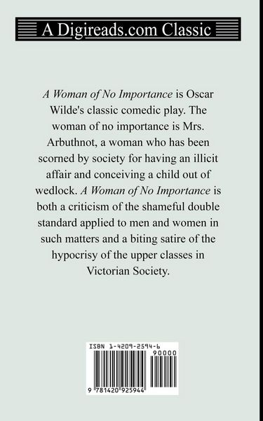 Produktbild: A Woman of No Importance