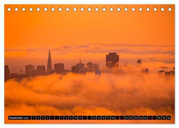 Produktbild: San Francisco Moments (Tischkalender 2026 DIN A5 quer), CALVENDO Monatskalender