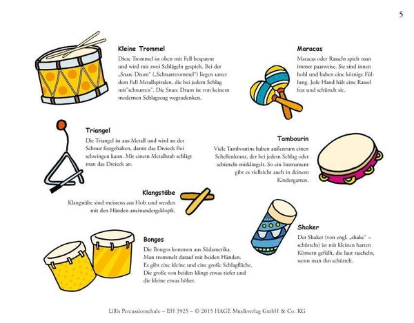 Lillis Percussionschule (mit CD)