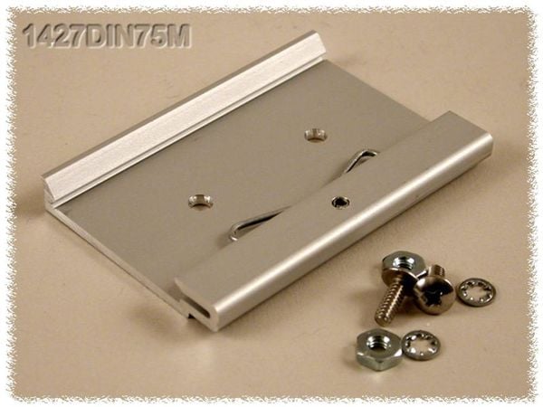 Produktbild: Hammond Electronics 1427DIN75M DIN-Clip f&uuml;r Hutschienenmontage 1St.