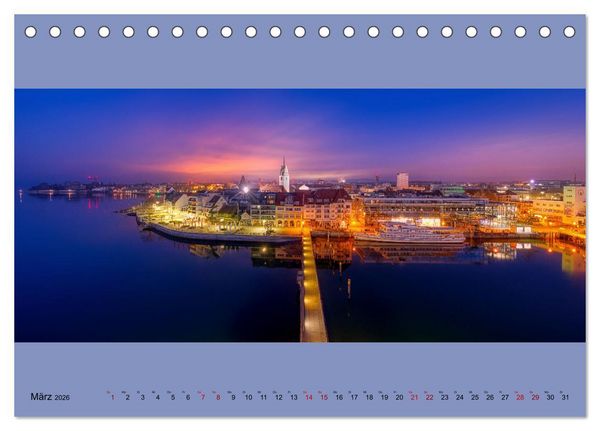 Produktbild: Bodensee Weitblicke (Tischkalender 2026 DIN A5 quer), CALVENDO Monatskalender