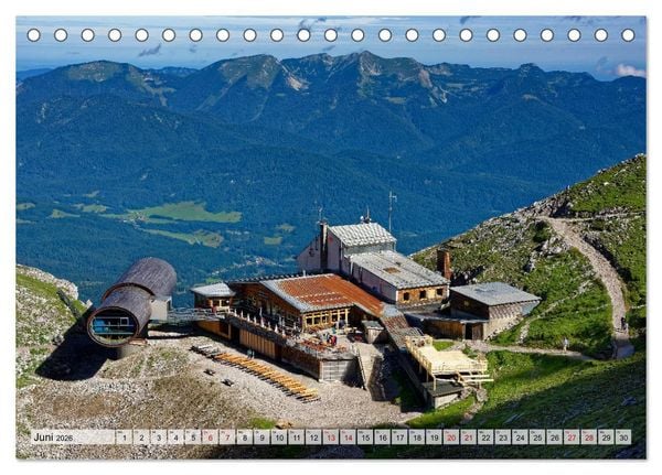 Produktbild: Unterwegs im Werdenfelser Land (Tischkalender 2026 DIN A5 quer), CALVENDO Monatskalender