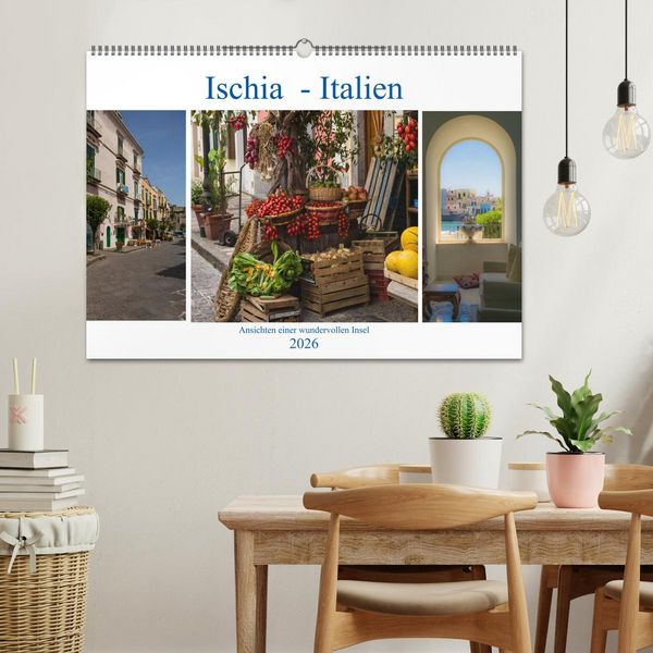 Produktbild: Ischia - Italien (Wandkalender 2026 DIN A2 quer), CALVENDO Monatskalender
