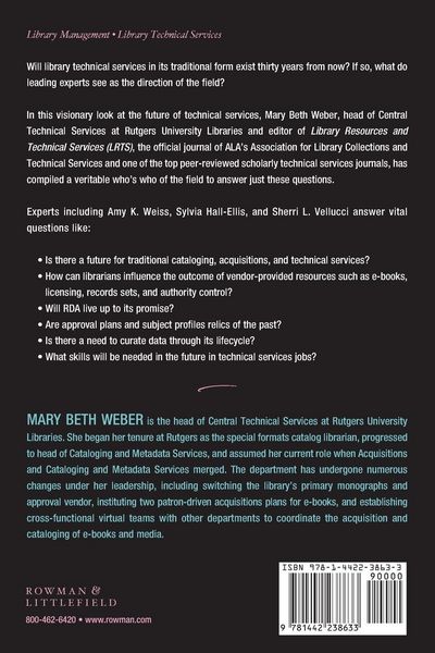 Produktbild: Rethinking Library Technical Services