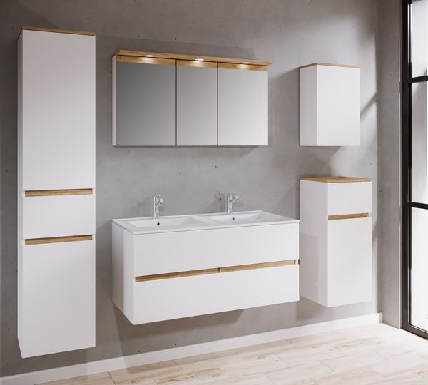 Produktbild: 2 tlg. Badm&ouml;bel-Set mit Waschbecken Cosila-I 112cm