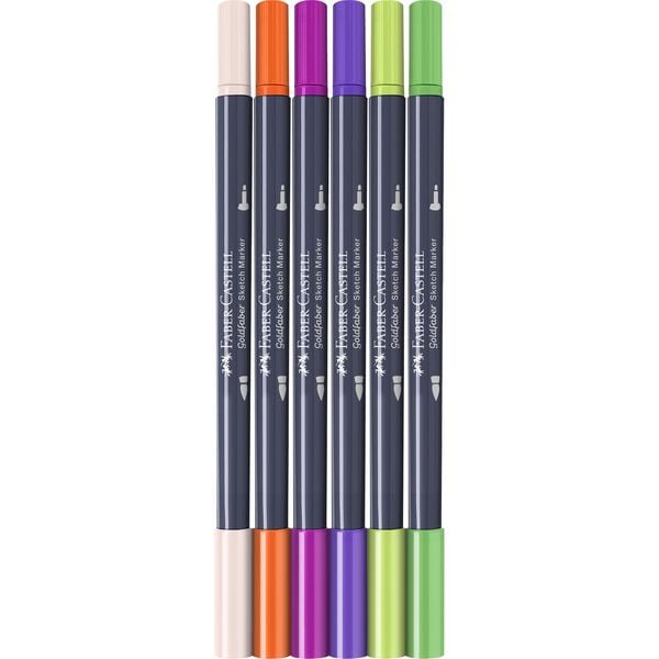 Produktbild: Faber-Castell Goldfaber Sketch Marker Graphic Novel 6er Set