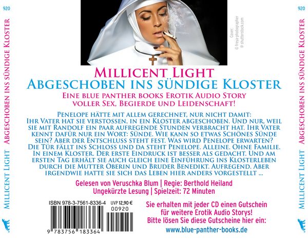 Produktbild: Das Kloster der S&uuml;nde: Abgeschoben ins s&uuml;ndige Kloster | Erotik Audio Story | Erotisches H&ouml;rbuch Audio-CD