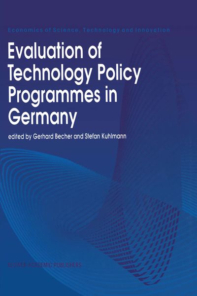 Produktbild: Evaluation of Technology Policy Programmes in Germany