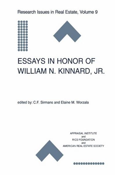 Produktbild: Essays in Honor of William N. Kinnard, Jr.