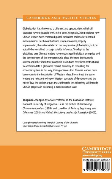 Produktbild: Globalization and State Transformation in China