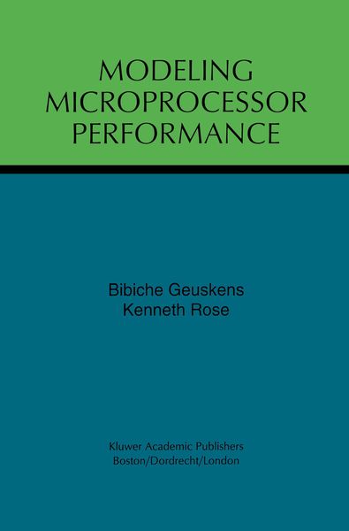 Produktbild: Modeling Microprocessor Performance
