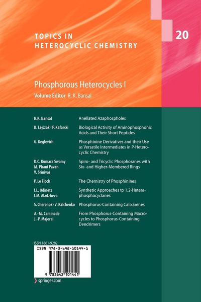 Produktbild: Phosphorous Heterocycles I